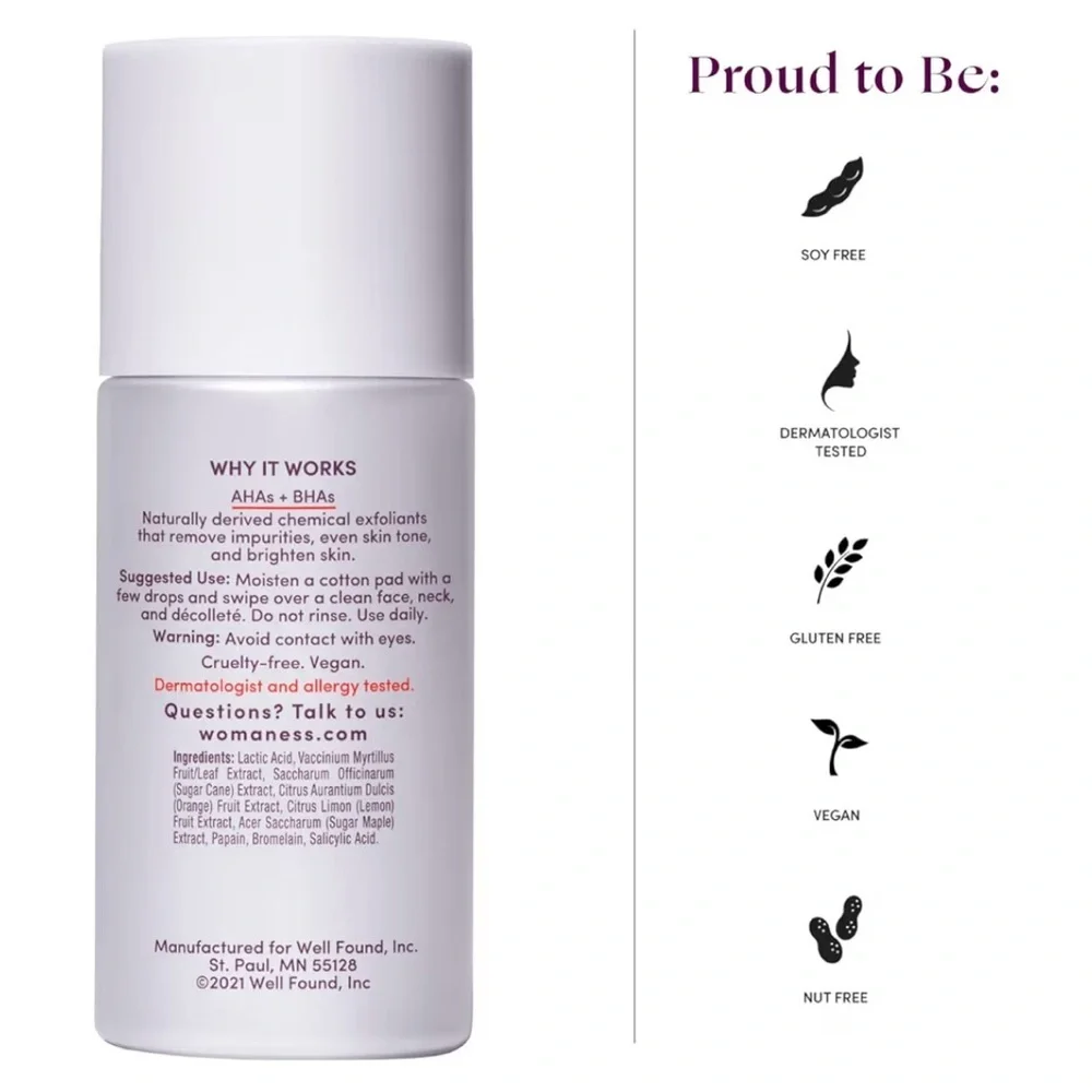 Brighten Up 2-in-1 Exfoliating Toner - White - Picture 2 of 2